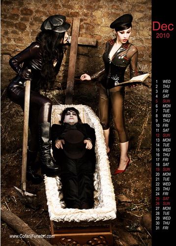 Sexy Death Sell - Coffins Calendar Campaign