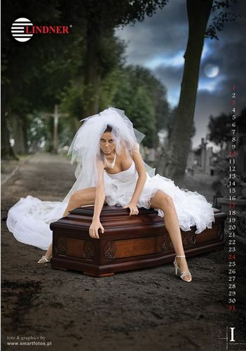 Sexy Death Sell - Coffins Calendar Campaign
