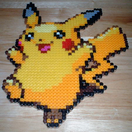 pikachu perler beads