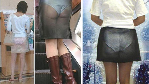 See Through Skirt - Craziness From Japan
