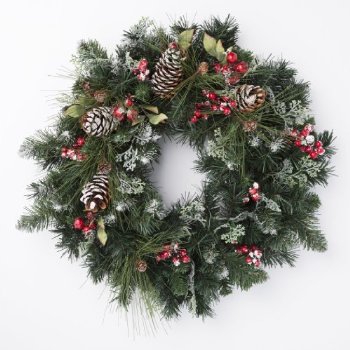 20 Beautiful Christmas Wreath Decorating Ideas – DesignSwan.