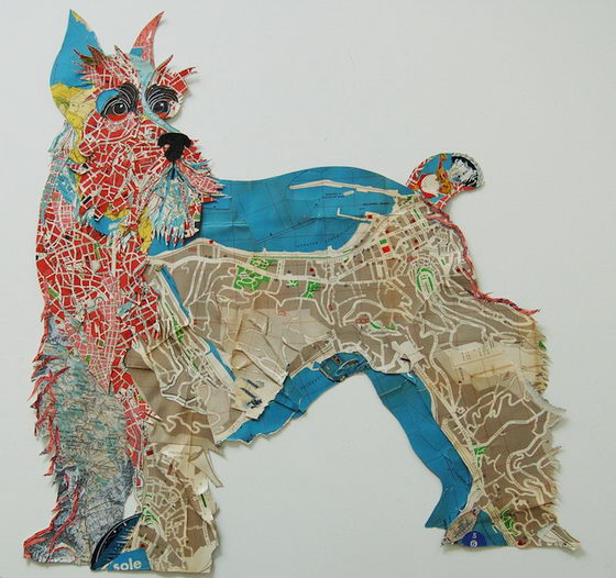 Creative Dog Collages Made by Peter Clark