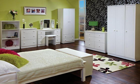 16 Beautiful and Elegant White Bedroom Furniture Ideas ...