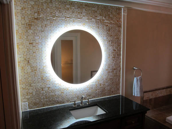 Cool Bathroom Mirror Vanity With Storage