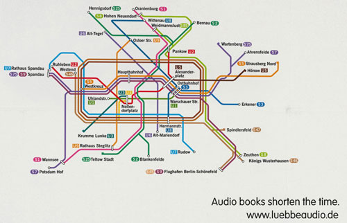 Creative Metro Map themed Design