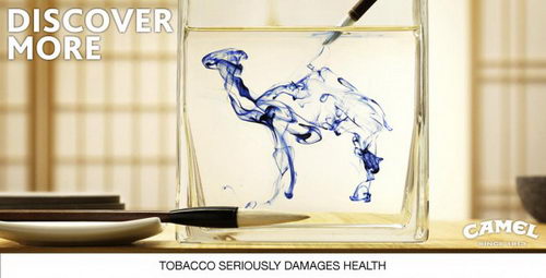 camel is everywhere - camel tobacco ads design