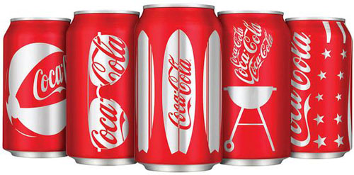 5 limited summer can design from coca-cola