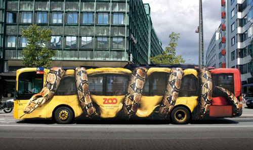 Snake Bus - Incredible Outdoor Zoo Ads