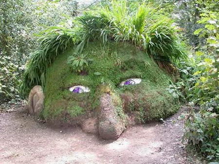 grass sculpture