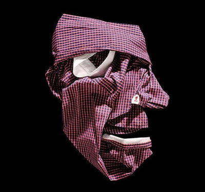 Art in Cloth Folding - hidden face series