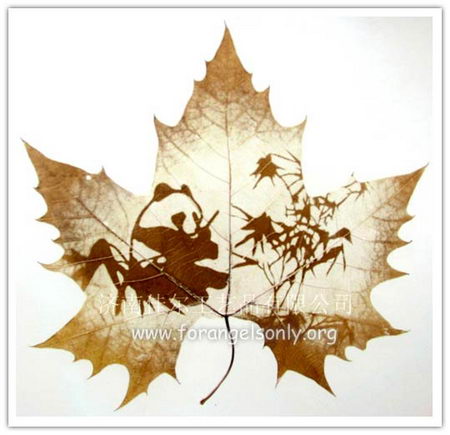 incredible leaf art