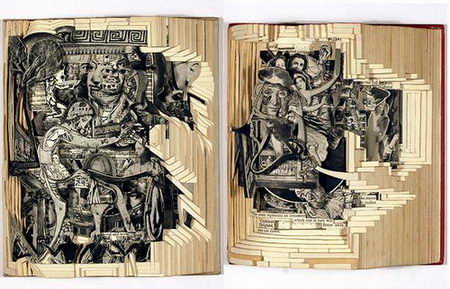 amazing Sculptural Book Art