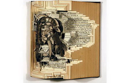 amazing Sculptural Book Art