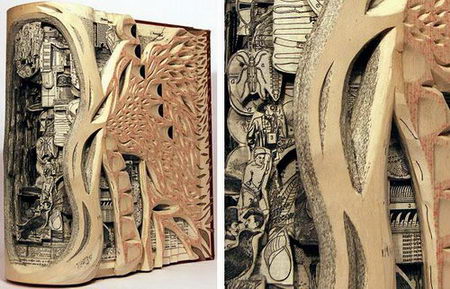 amazing Sculptural Book Art