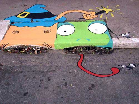 Awesome Graffiti on Sewer
