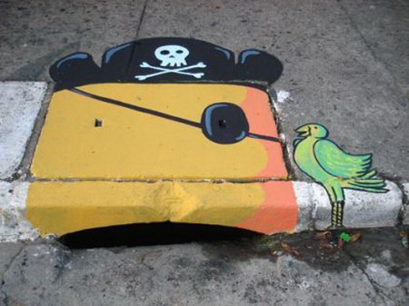 Awesome Graffiti on Sewer