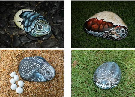 vivid stone painting art