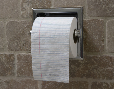 toilet paper art