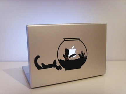 Make fun of 'apple' - Mac Vinyl Laptop Decal