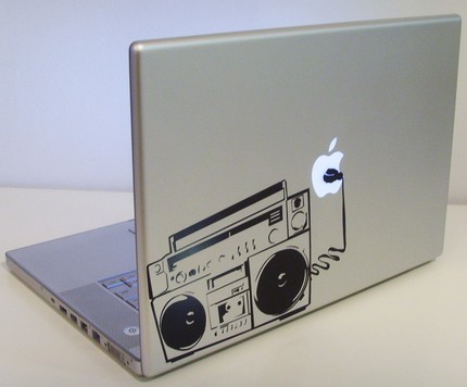Make fun of 'apple' - Mac Vinyl Laptop Decal
