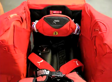 Ferrari F1 Made Out of Puma Clothes