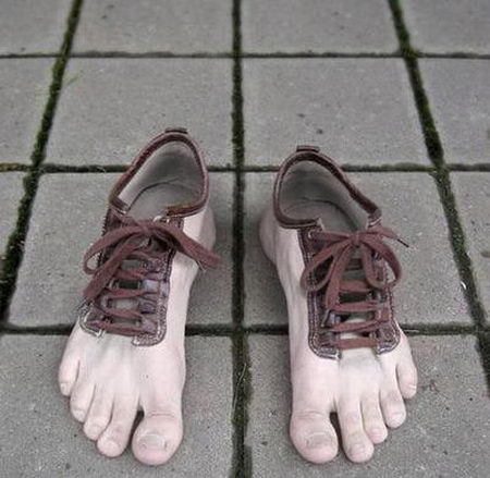 unusual and creepy shoes design