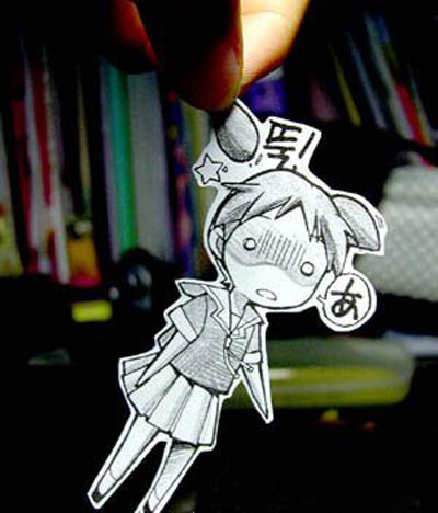 Play with Paper Cartoon Character?