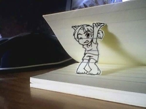 Play with Paper Cartoon Character?