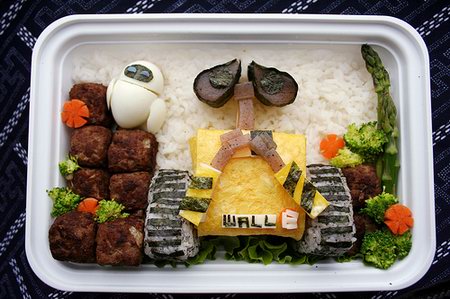 Japanese Food Art - Cute Bento - Design Swan