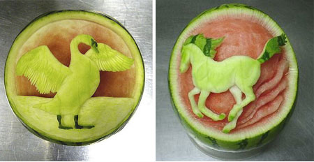 Amazing Watermelon Carving Art