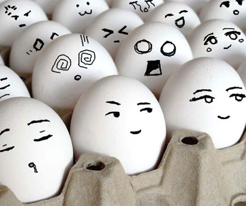 All about finger: If Egg Like Human...Funny Photo of Egg Faces