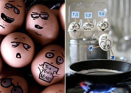 All about finger: If Egg Like Human...Funny Photo of Egg Faces