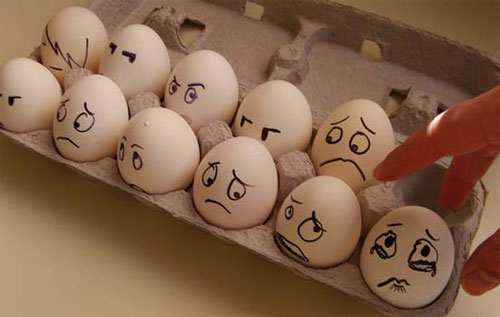 All about finger: If Egg Like Human...Funny Photo of Egg Faces