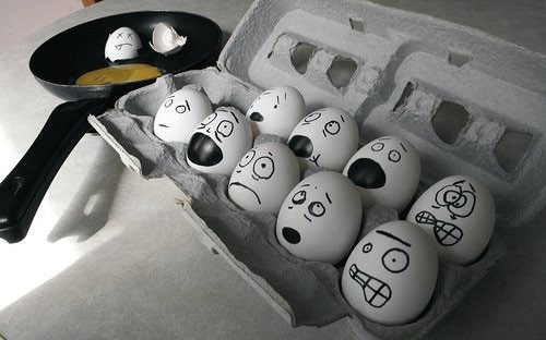 All about finger: If Egg Like Human...Funny Photo of Egg Faces