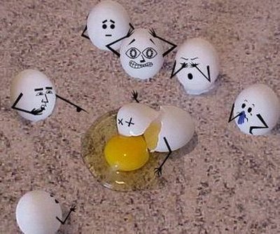 All about finger: If Egg Like Human...Funny Photo of Egg Faces