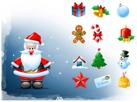 6 Free Sets of Christmas Themed Icon