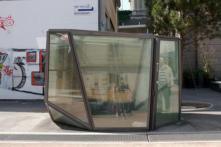 transparent toilet design