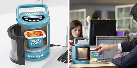 Meals on the go: Heinz USB powered mini-microwave