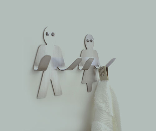 Mr and Mrs Hangup Wall Hooks