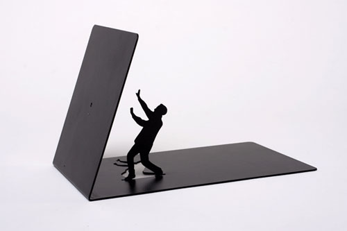 Falling Books Bookend