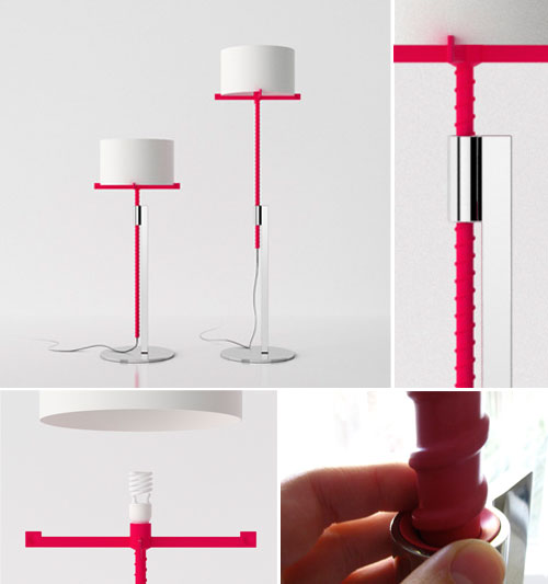 Screw Me Lamp by Jonathan Rowell