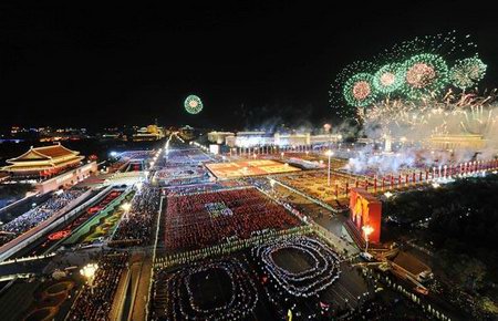 Parade and Firework Photos of China 60th Anniversity