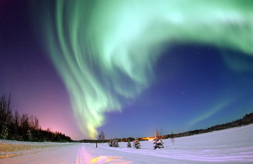 breathtaking northern lights