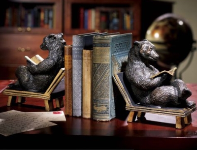 Bear Bookends Set