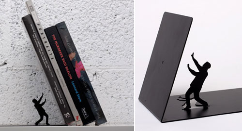 Falling Books Bookend