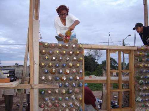 House made by Bottle - Recycling at It's Best!