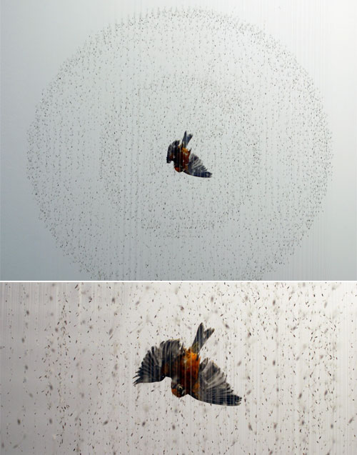 Floating Animal Sculptures from Claire Morgan