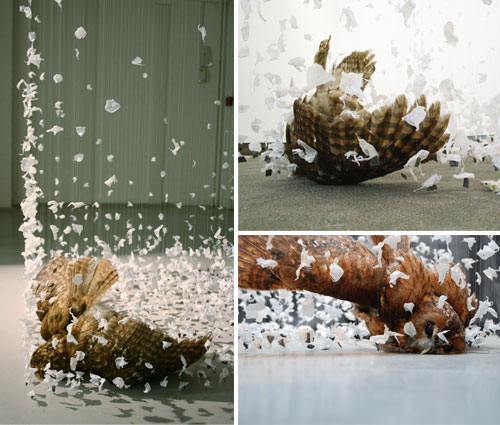 Floating Animal Sculptures from Claire Morgan