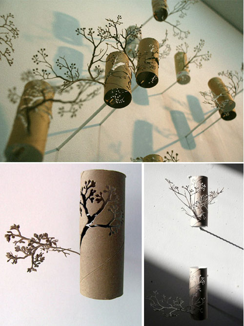 Humble Art - Toilet Paper Roll Art