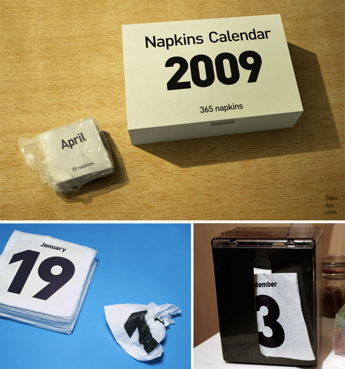 Napkins Calendar